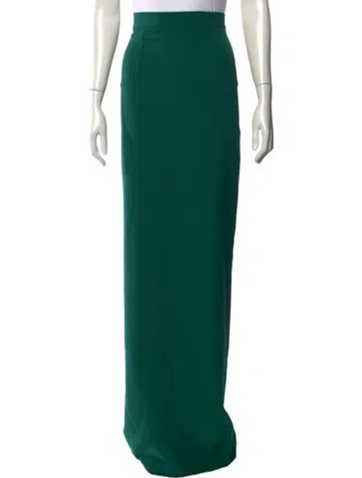 Pre-owned Safiyaa Long Skirt W/ Tags In Green