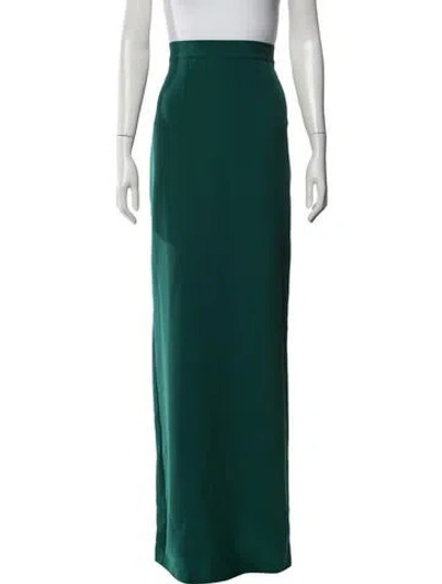 Pre-owned Safiyaa Long Skirt W/ Tags In Green