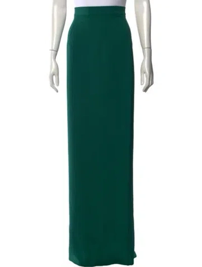 Pre-owned Safiyaa Long Skirt W/ Tags In Green
