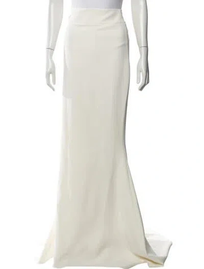 Pre-owned Safiyaa Long Skirt W/ Tags In Neutrals
