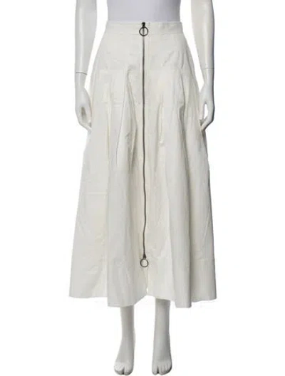 Pre-owned Safiyaa Long Skirt W/ Tags In White