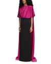 Safiyaa Lucinda Gown In Granita On Black