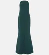 Safiyaa Makkari Crêpe Gown In Red