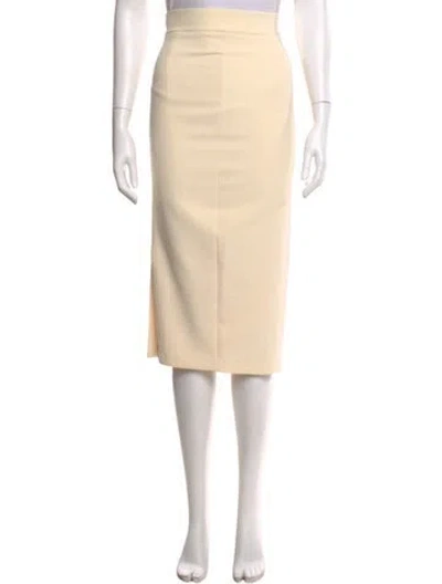 Pre-owned Safiyaa Midi Length Skirt In Neutral