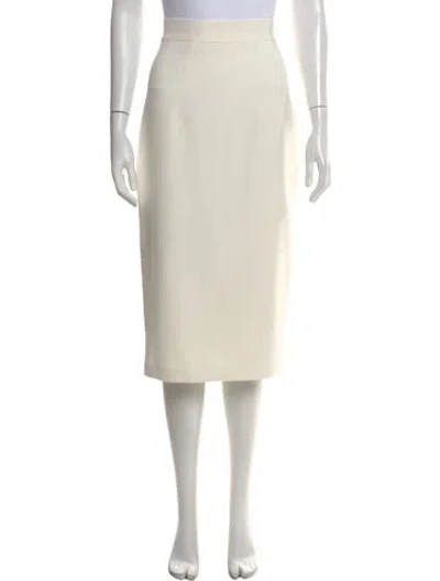Pre-owned Safiyaa Midi Length Skirt In Neutral