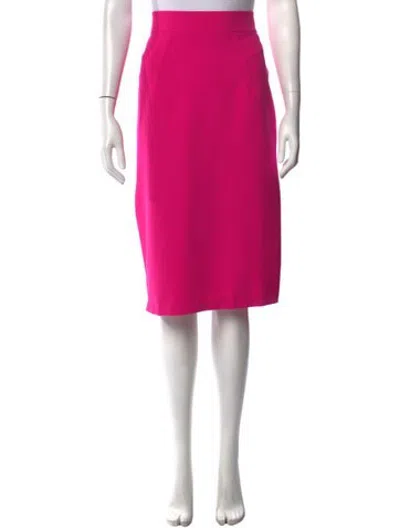 Pre-owned Safiyaa Midi Length Skirt In Pink