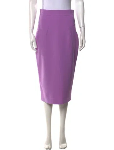 Pre-owned Safiyaa Midi Length Skirt W/ Tags In Purple