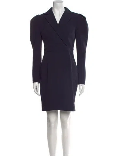 Pre-owned Safiyaa Mini Dress W/ Tags In Blue