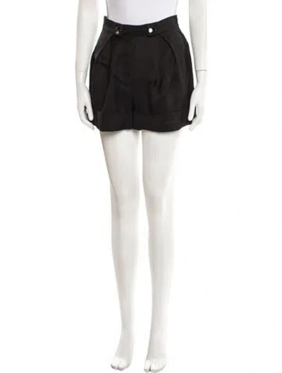 Pre-owned Safiyaa Mini Shorts W/ Tags In Black