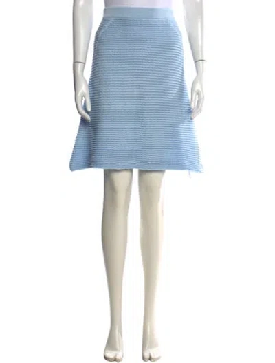 Pre-owned Safiyaa Mini Skirt In Blue