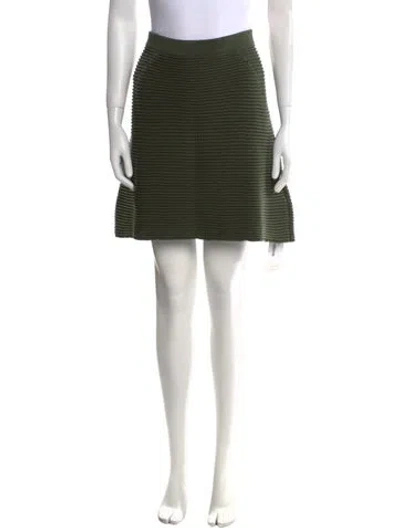 Pre-owned Safiyaa Mini Skirt W/ Tags In Green