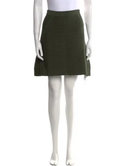 Pre-owned Safiyaa Mini Skirt W/ Tags In Green