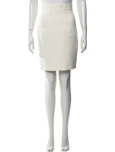 Pre-owned Safiyaa Mini Skirt W/ Tags In Neutrals