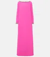 Safiyaa Naimal Embellished Crêpe Gown In Pink