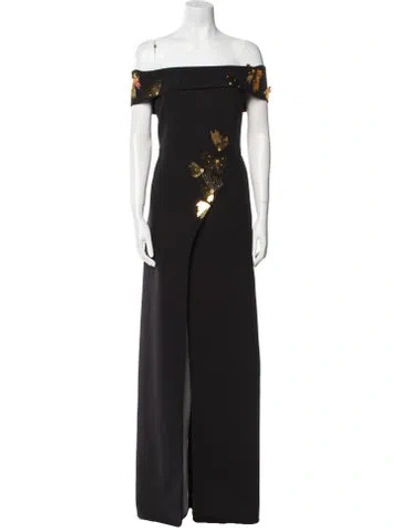 Pre-owned Safiyaa Off-the-shoulder Short Sleeve Tunic In Multi