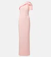 Safiyaa One-shoulder Crepe Gown