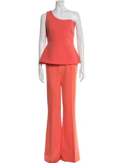 Pre-owned Safiyaa Pant Set In Orange