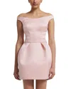 Safiyaa Senka Sculpted Mini Dress In Pink