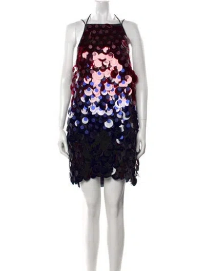 Pre-owned Safiyaa Silk Mini Dress W/ Tags In Black