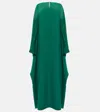 Safiyaa Silk-trimmed Kaftan In Botanic On Botanic