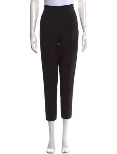Pre-owned Safiyaa Skinny Leg Pants In Black