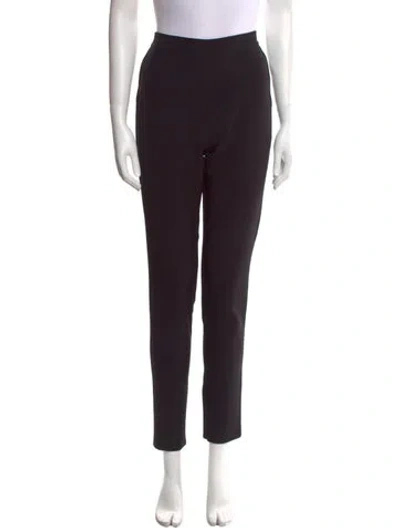 Pre-owned Safiyaa Skinny Leg Pants In Black