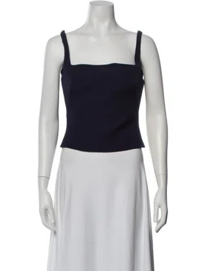 Pre-owned Safiyaa Square Neckline Sleeveless Top W/ Tags In White