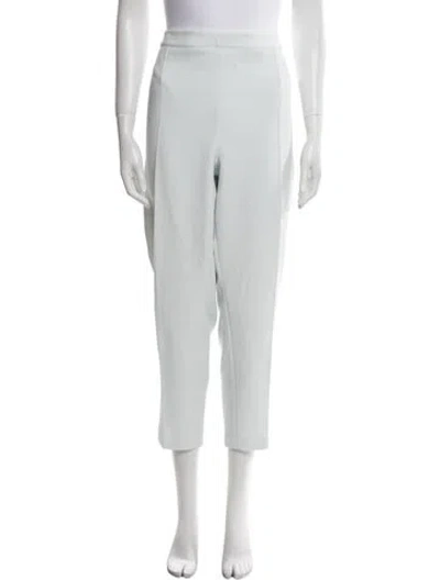 Pre-owned Safiyaa Straight Leg Pants In Blue