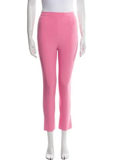 Pre-owned Safiyaa Straight Leg Pants In Pink