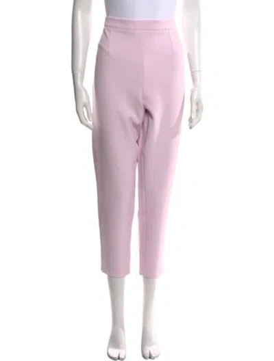 Pre-owned Safiyaa Straight Leg Pants In Purple