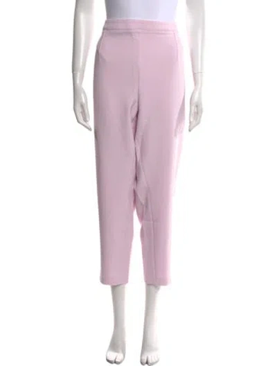 Pre-owned Safiyaa Straight Leg Pants In Purple