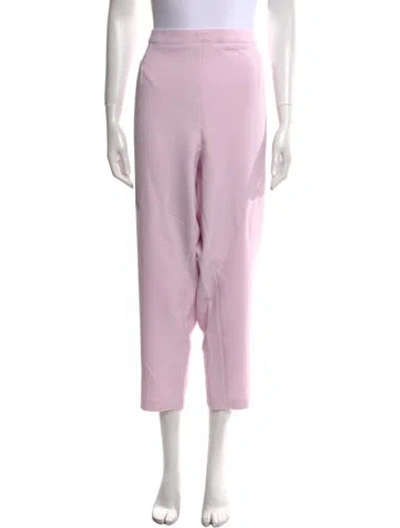 Pre-owned Safiyaa Straight Leg Pants In Purple