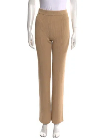 Pre-owned Safiyaa Straight Leg Pants W/ Tags In Neutral