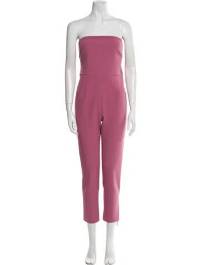 Pre-owned Safiyaa Strapless Jumpsuit W/ Tags In Pink