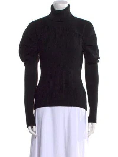 Pre-owned Safiyaa Turtleneck Sweater W/ Tags In Black