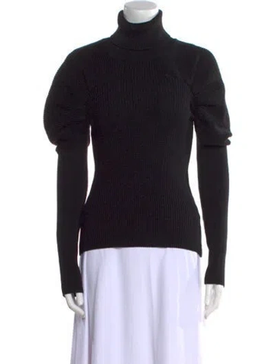 Pre-owned Safiyaa Turtleneck Sweater W/ Tags In Black