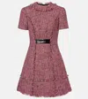 Safiyaa Tweed Minidress In Red
