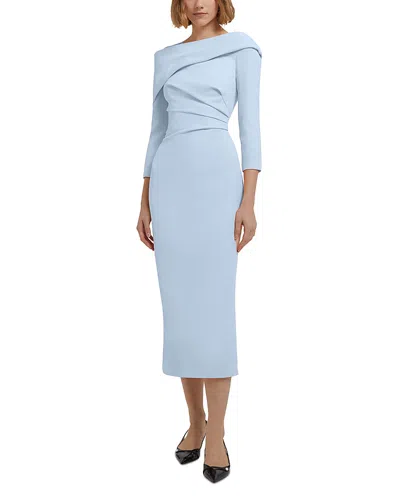 Safiyaa Vera Dress In Pale Blue