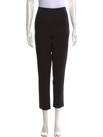 Pre-owned Safiyaa Wide Leg Pants In Black