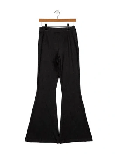 Pre-owned Safiyaa Wide Leg Pants In Black