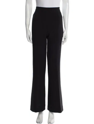 Pre-owned Safiyaa Wide Leg Pants In Black