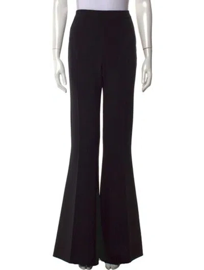 Pre-owned Safiyaa Wide Leg Pants In Black
