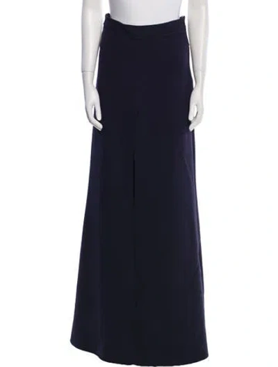 Pre-owned Safiyaa Wide Leg Pants In Blue