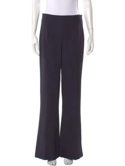 Pre-owned Safiyaa Wide Leg Pants In Blue