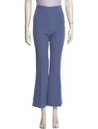 Pre-owned Safiyaa Wide Leg Pants In Blue