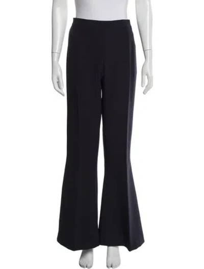 Pre-owned Safiyaa Wide Leg Pants In Blue