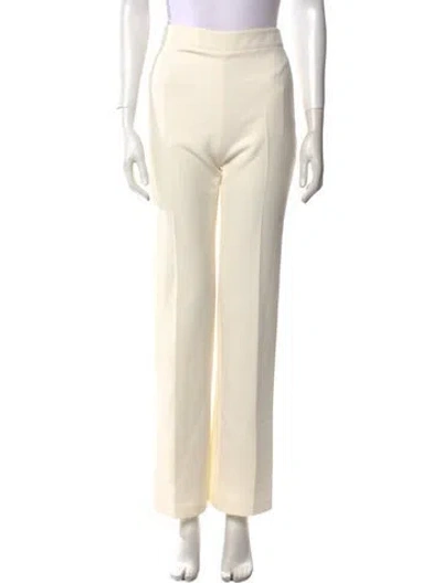 Pre-owned Safiyaa Wide Leg Pants In Neutral
