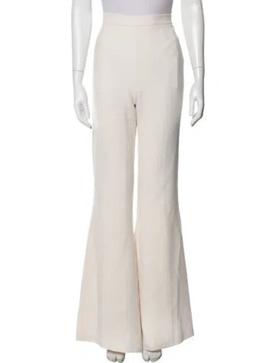 Pre-owned Safiyaa Wide Leg Pants In Neutral