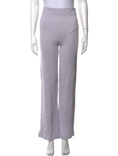 Pre-owned Safiyaa Wide Leg Pants In Purple