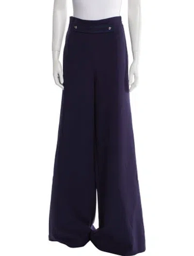 Pre-owned Safiyaa Wide Leg Pants W/ Tags In Blue